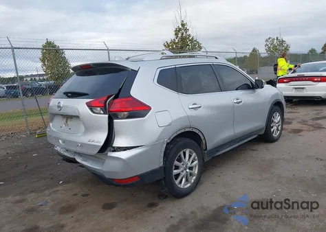 2017 Nissan Rogue Sv из США, поврежденный, VIN JN8AT2MV7HW256419
